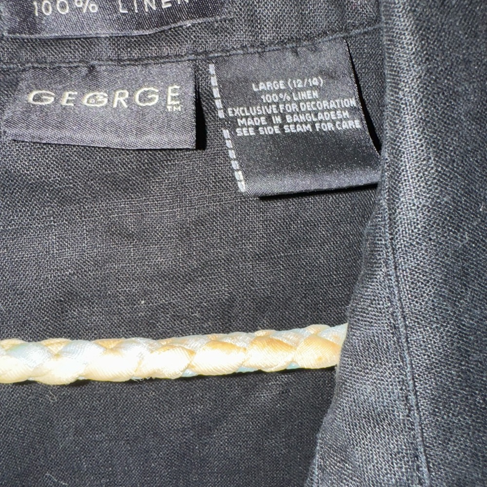 George Black Sleeveless Men's Shirt - Picture 3 of 3